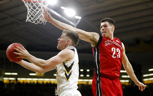 NIT S Dakota Iowa Basketball